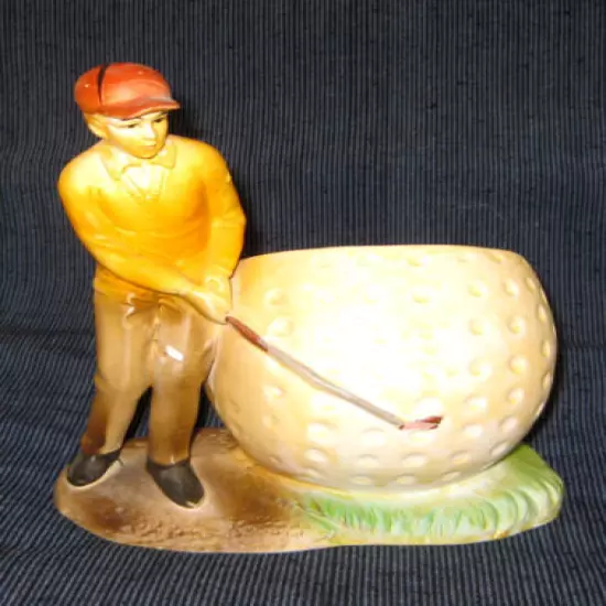 vintage Golfer's Desk top Holder- by Velco, California (made in Japan)