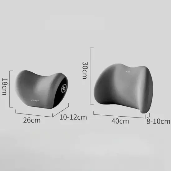 Car Headrest Neck Pillow Waist Cushion Seat Backrest Car Lumbar Waist Support