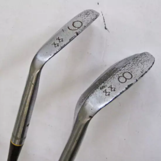 Wilson, Ralph Guldahl Championship Model Iron Club set/ 2 pcs, I#6 & #8 1937