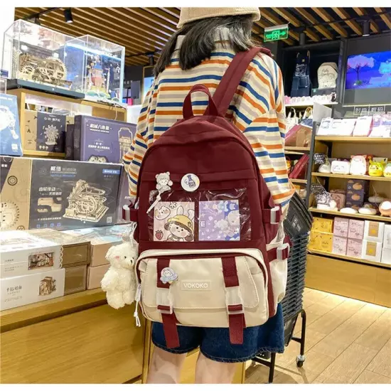 Women Backpack School Bag Teenager Girl Student Bookbag Laptop Travel Bagpack