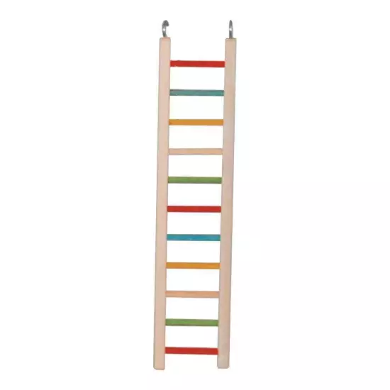 Cockatiel Ladder - 12" Long Parrot Ladder, Bird Cage Ladder, Bird Climbing Toy