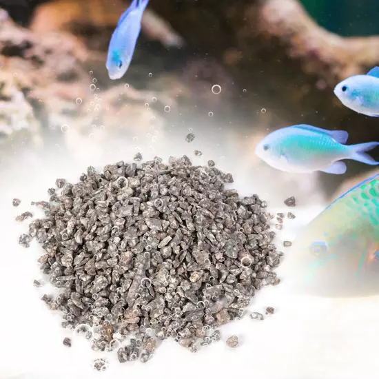 Aquarium Filter Stone Natural Ammonia Zeolite Fish Tank Water Purification O LLI