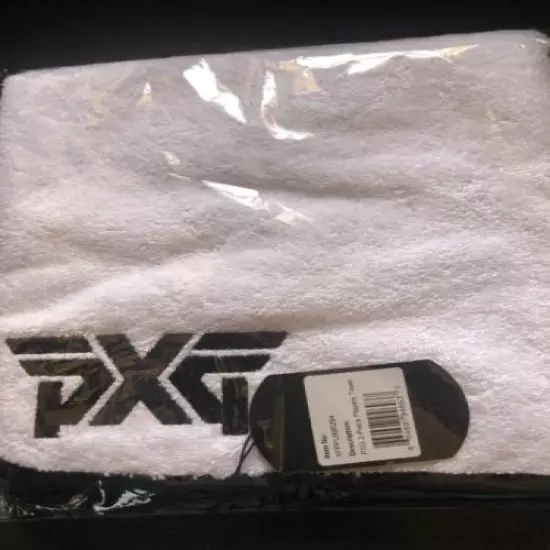 New PXG Two Faced Microfiber / Terry Cloth Cotton Players Towel 