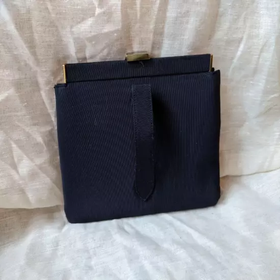 Nice Vintage Blue Fanny Pack Waist Bum Belt Bag Wallet And Mini Coin Purse