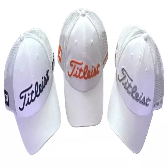 NWT Titleist Pro V1 FootJoy Golf Hat Adjustable Moisture Wicking UV Protection