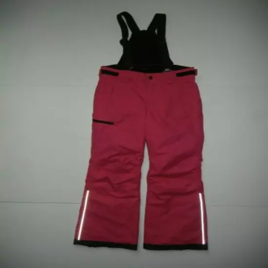 REIMATEC Bright Pink SNOW BIBS Winter Hiking Ski Snowboard Gear Kid Sz YOUTH 140