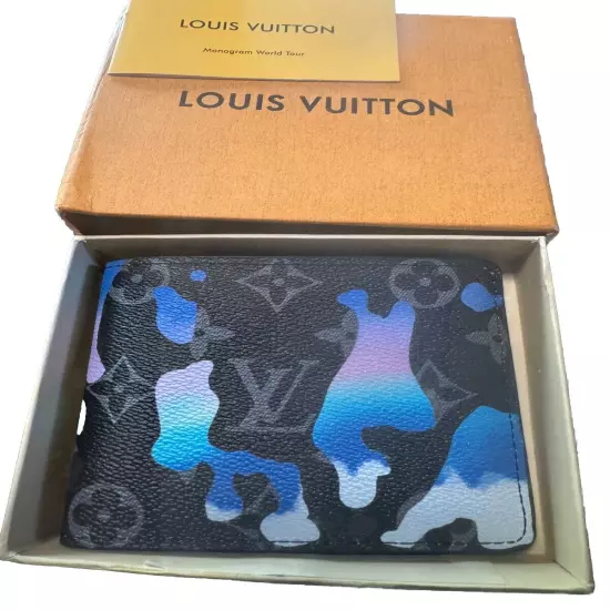 Louis Vuitton Eclipse Sunset Monogram Wallet Bifold 2022 RARE