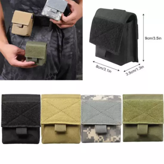 Tactical Molle Pouch Multi-Purpose Waist Bag Cigarette Pouch Small Case EDC Bag