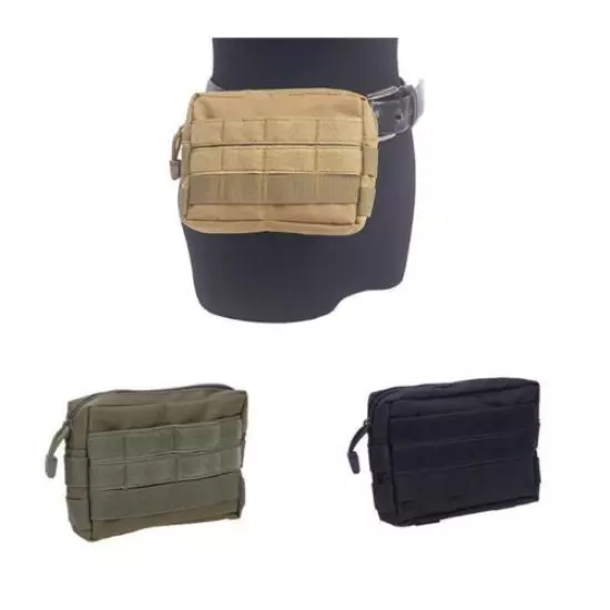 Outdoor Camping Hiking Phone Keys Holder Molle Pouch Sports Waist Bag Pocket 