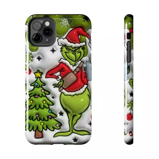 Grinch Tough Phone Cases Samsung S20 S21 S22 S23 Iphone 15 14 13 12 11