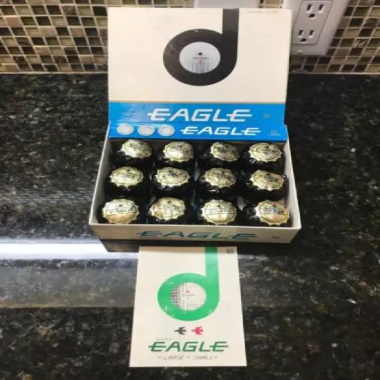 NEW Full Dozen Box Vintage Golf Balls - Bridgestone Eagle Individually Wrapped