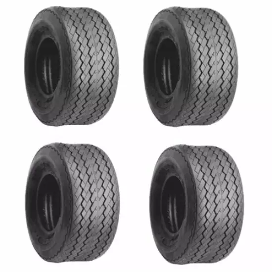 Set of 4 Golf Cart Street Tires 18x8.50-8 Excel Golf Pro Plus 6 Ply DOT Approved