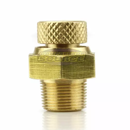 1/8" Male NPT Air Compressor Tank Moisture Water Drain Brass Pet Cock Petcock