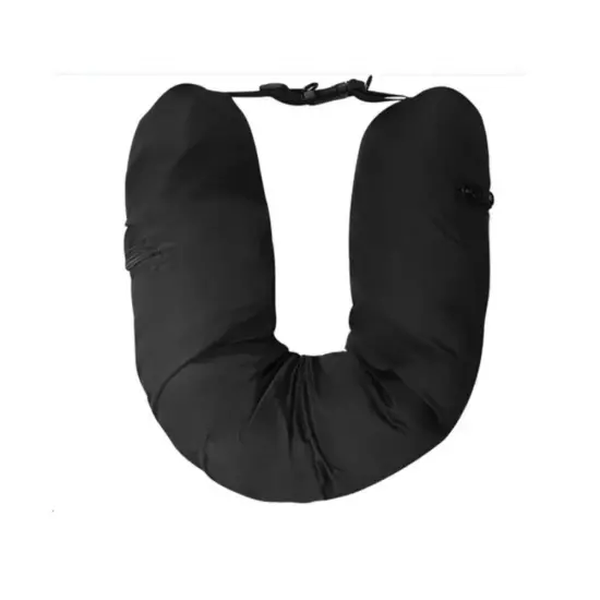 Carry Portable Fillable Travel Neck Pillow Lycra Fabric Travel Bag Pillow