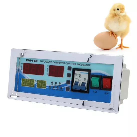 Egg Incubator Controller Automatic Hatcher Temperature And Humidity Thermost LLI