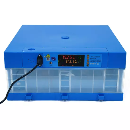 110V Digital Fully Automatic 64 Eggs Incubator Egg Hatcher Chicken Goose Duck...