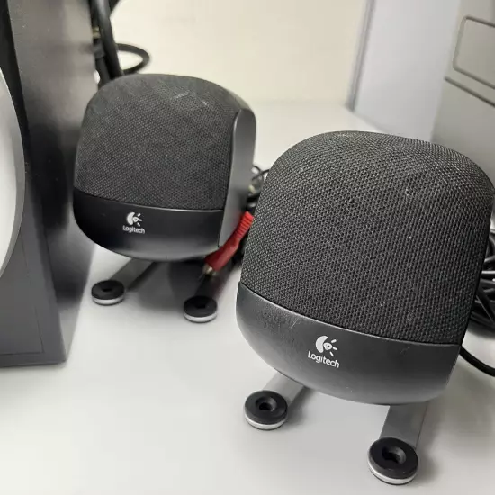 Logitech Z-640 Computer Speakers Full Set Tested Work