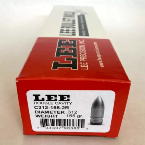 Lee 90385 2-Cavity Bullet Mold for 7.62 x 39mm (312 Diameter) 155 Grain