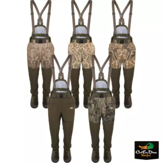 DRAKE WATERFOWL GUARDIAN ELITE 6 LAYER 4-N-1 WAIST WADERS BREATHABLE W/ LINER