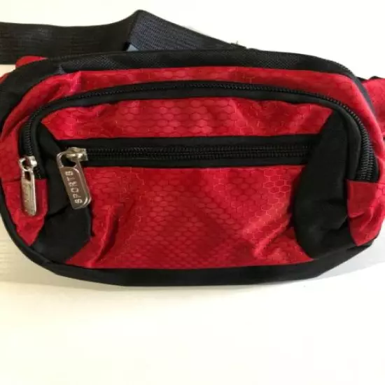 SPORTS Red & Black Fanny Pack - NEW