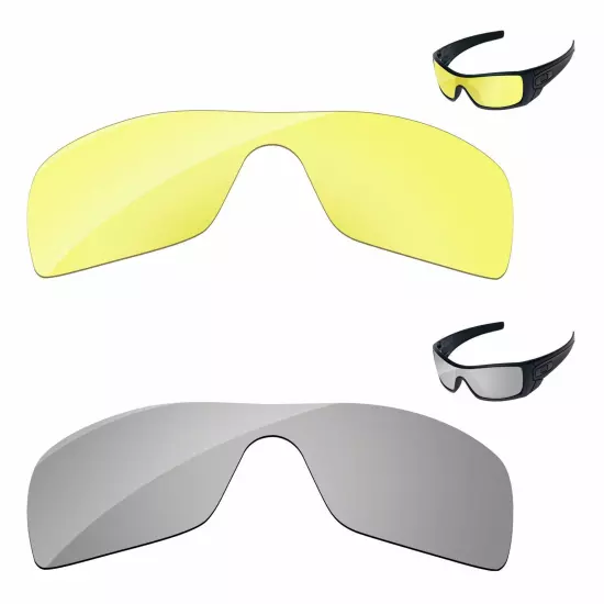 Lensology Polarized Replacement Lenses For-Oakley Batwolf OO9101 Multi-Options