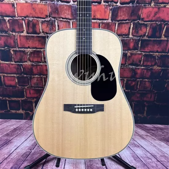 Custom D-28 acoustic guitar solid spruce top 41-inch in stock shipping quickly