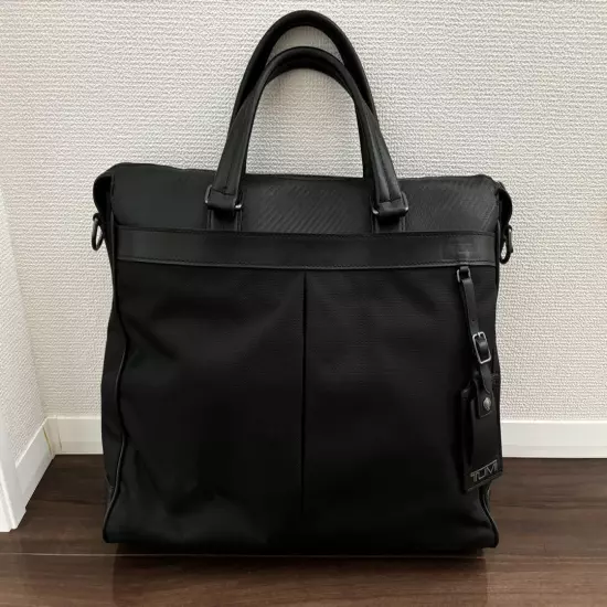 Tumi Briefcase Carbon Pattern Nylon