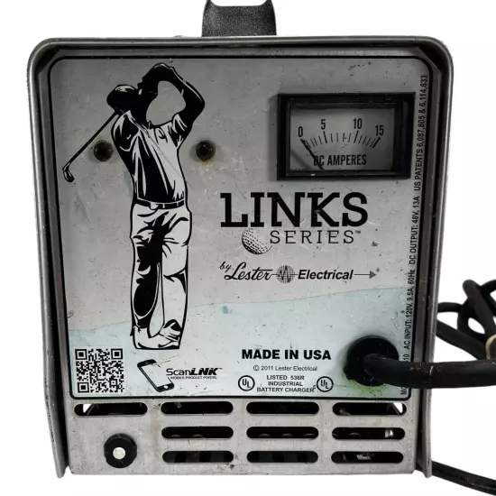 Club Car Golf Cart Battery Charger 48 Volt 13A Lester Links Scan Link 26610-21