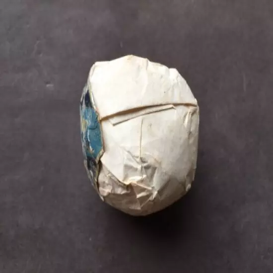 C1930s VINTAGE DUNLOP BLUE FLASH No3 RECESSED UNUSED GOLF BALL IN ORIG WRAPPER