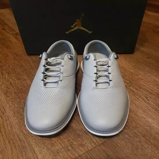 Size 9.5 Nike Air Jordan ADG 4 Wolf Grey White Golf Shoes Cleats DM0103-010 Mens