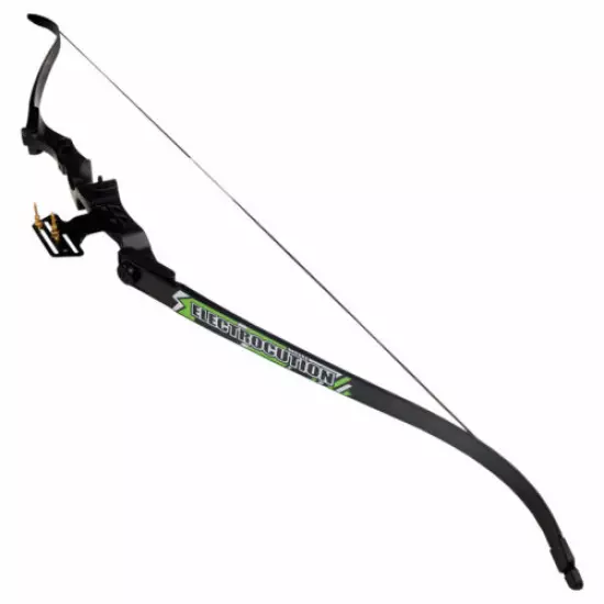 40 lb Black / White / Camouflage Camo Archery Hunting Recurve Bow Compound 55 30