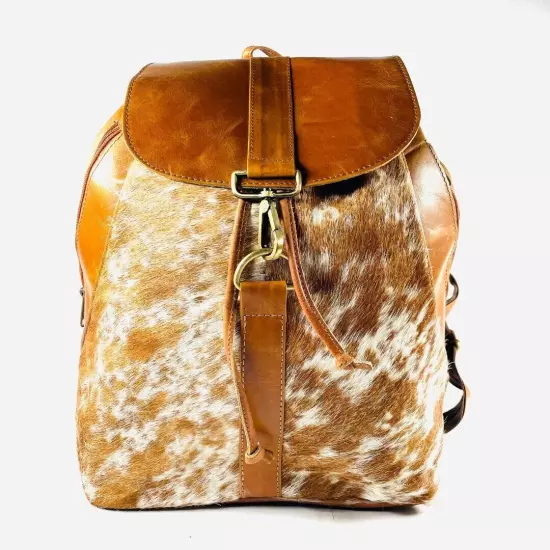 Hair on Leather Backpaks, Rugsack, Cowhide Diaper bag, Genuine Leather Backpack