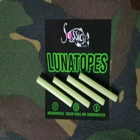 LUNATOPES BY SESSION TACKLE RECHARGEABLE LIGHT UNITS FOR FISHING ROD TIPS RIVER