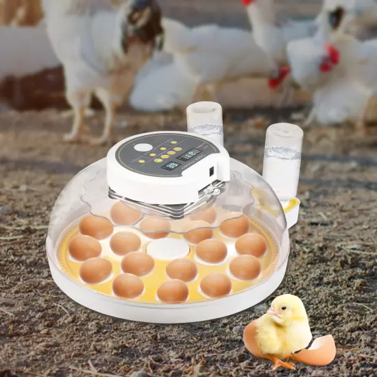 70W Intelligent Incubator 18 Egg Incubator With Automatic Rotation For Home