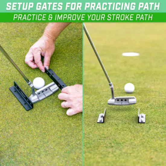 GoSports Golf Putting Alignment Stencil and Guide Set