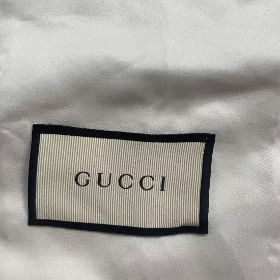 Gucci Satin Drawstring Bag Dust Cover Pouch 10”x10” Wallet Sunglasses Holder