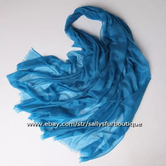 Sallys Pure Mongolian Cashmere 300s Wrap Shawl Ring Scarf Thin Soft 230 * 100 cm