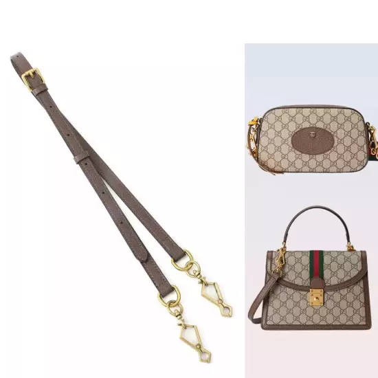 Leather Crossbody Shoulder Strap Horse Buckle For Gucci Replacement Strap