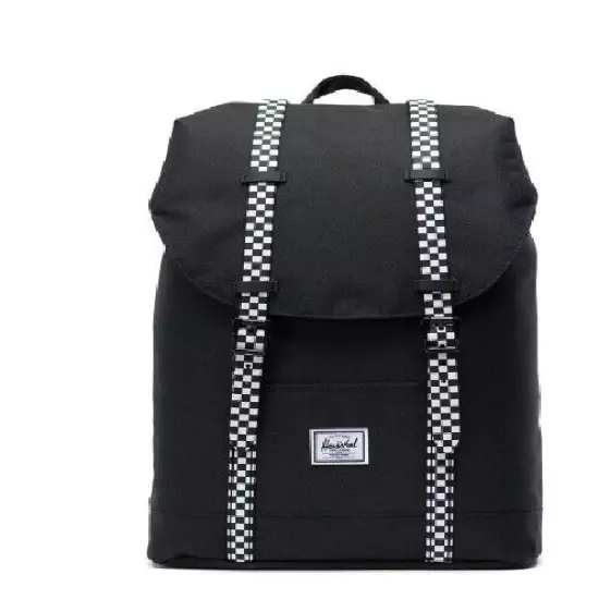 Herschel Retreat Mid volume Backpack Black/Checkerboard One size | 14 L