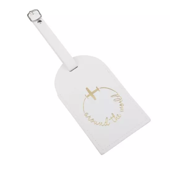 PU Leahter Luggage Tags Privacy for Protection Name Phone Address Travel Bag Lab