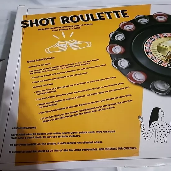 Shot Roulette Cheers New in Box