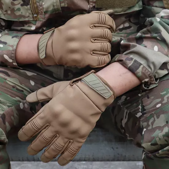 Military Tactical Full Finger Cycling Hunting Gloves Touch Screen Gear Gloves