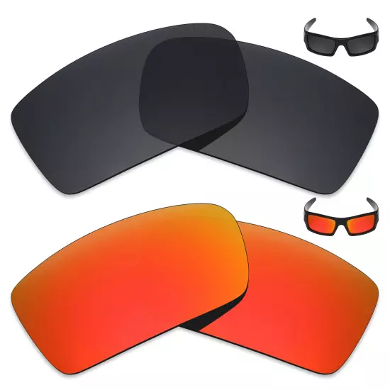 hdhut Anti-Scratch Polarized Replacement Lenses for-Oakley Gascan OO9014Sunglass