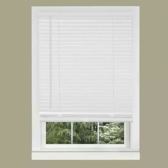 Bali Blinds 1" Premium Vinyl Cordless Blind, 33 5/8" x 72", White