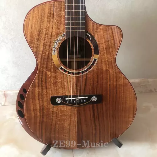 Merida Venus 41 inch KOA acoustic guitar, high-quality cutaway guitar