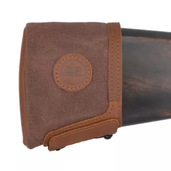 Leather Canvas Gun Cover Rifle Recoil Pad Butt Protector For Rifle and Shotgun