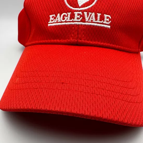 Eagle Vale Golf Club Red Hat Cap Rochester New York Strapback Fast Shipping NY