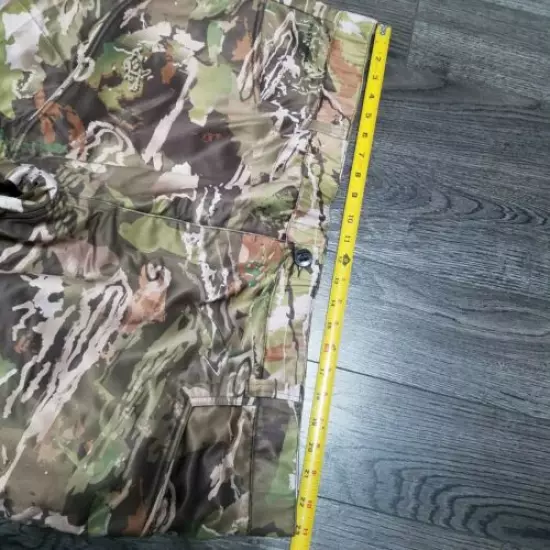 UNDER ARMOUR Brow Tine Hunting pants Mens 3XL 46x32 Mid Season kit Forest Camo