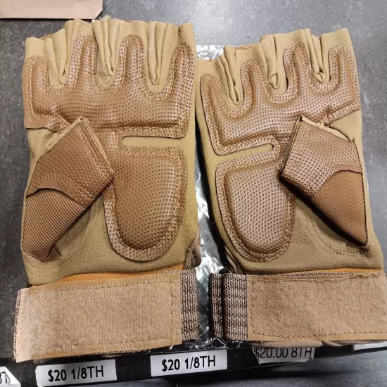 Multi Purpose Half Finger Gloves W/hard KNUCKLES 