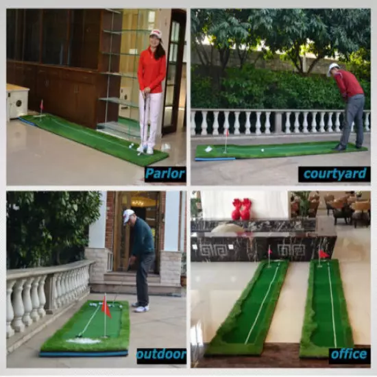 2.5x9.8 ft Golf Putting Green Indoor outdoor Practice Mat